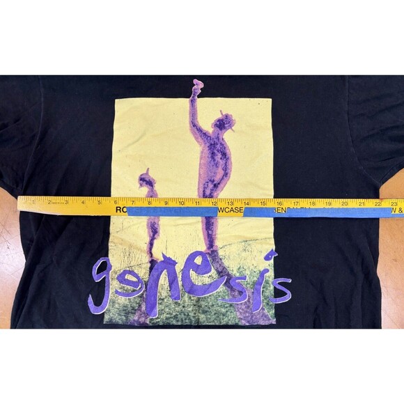 Vintage 1992 The Genesis Tour Double Sided Rock Band Concert T Shirt XL - Picture 4 of 5